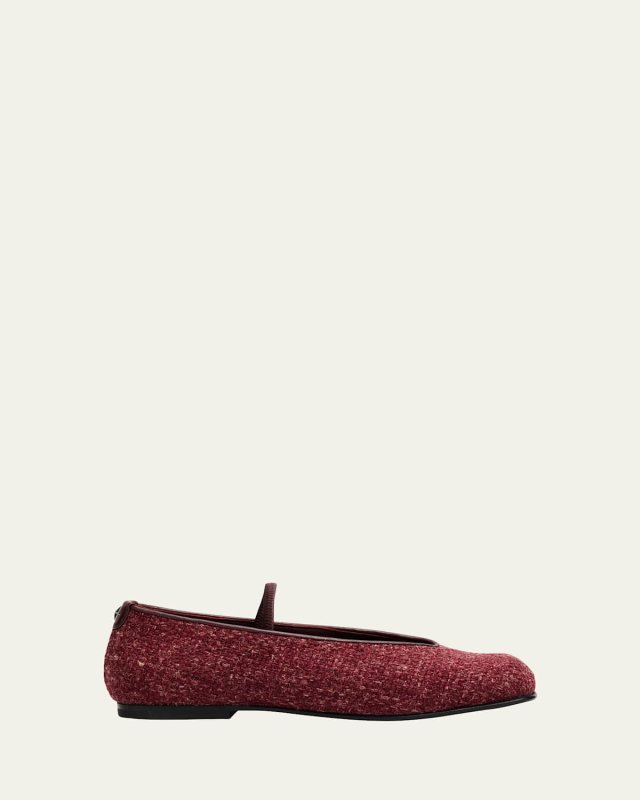 Bulla Cara Tweed Ballerina Flats